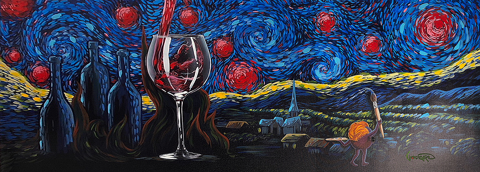 Michael Godard Starry Starry Wine (SN)